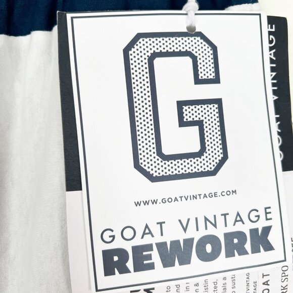 GOAT Vintage Reworked Handmade Sporty Athletic Shorts Sporty Hand Made in Canada - Picture 2 of 6